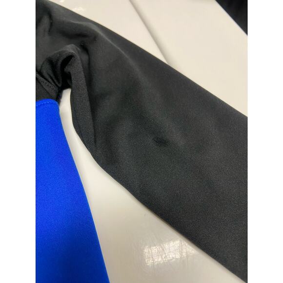 Under Armour Boys Pullover Size 4 Blue Black Quarter Zip Lightweight - Picture 11 of 12